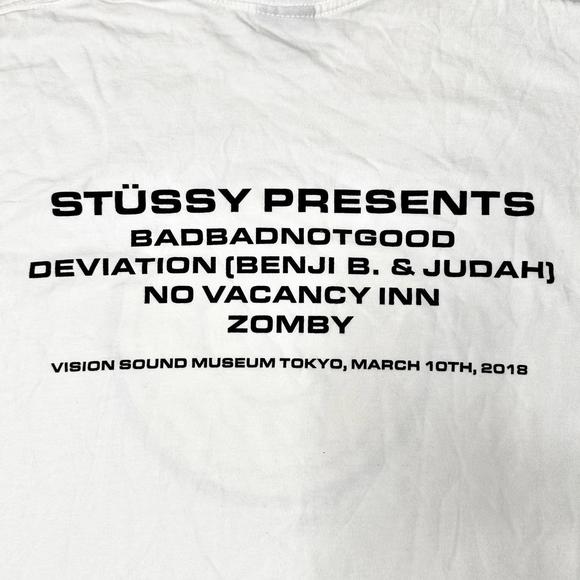 NWOT Stussy x Deviation Bad Bad Not Good T-Shirt White Men’s S - Picture 4 of 6